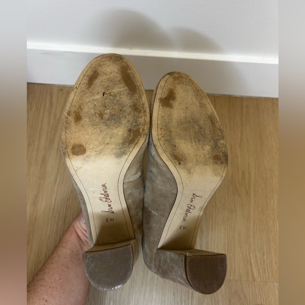 Sam Edelman Tan Heels with Sleek Design - Picture 5 of 5